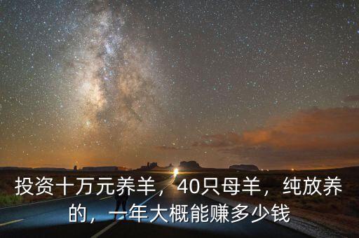 投資十萬(wàn)元養(yǎng)羊，40只母羊，純放養(yǎng)的，一年大概能賺多少錢(qián)