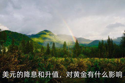 美元的降息和升值，對黃金有什么影響