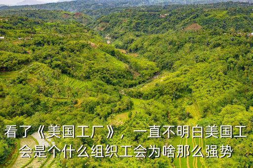 看了《美國(guó)工廠》，一直不明白美國(guó)工會(huì)是個(gè)什么組織工會(huì)為啥那么強(qiáng)勢(shì)