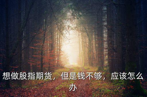 想做股指期貨，但是錢不夠，應(yīng)該怎么辦