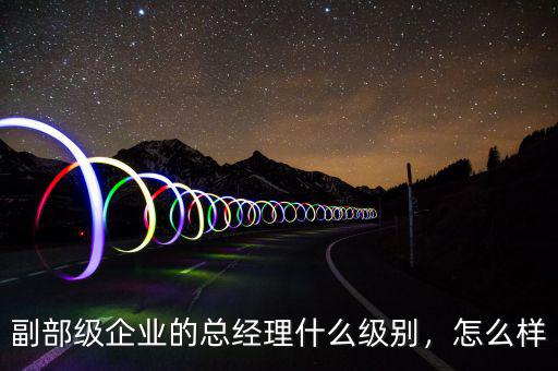 東航物流總經理李九鵬什么級別,副部級企業(yè)的總經理什么級別