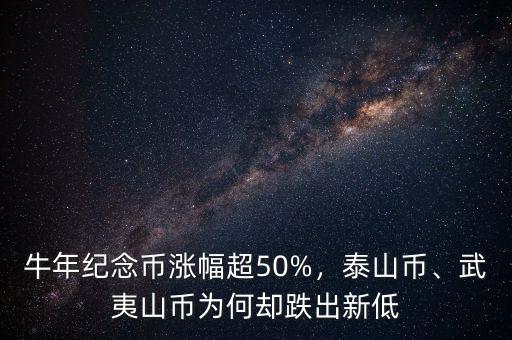 牛年紀(jì)念幣漲幅超50%，泰山幣、武夷山幣為何卻跌出新低