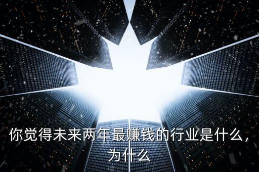 你覺得未來兩年最賺錢的行業(yè)是什么，為什么