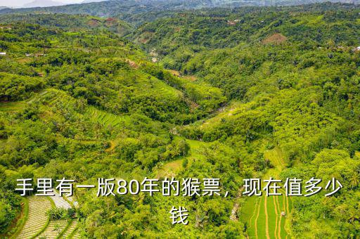 手里有一版80年的猴票，現(xiàn)在值多少錢
