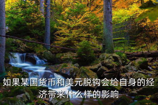 如果某國貨幣和美元脫鉤會(huì)給自身的經(jīng)濟(jì)帶來什么樣的影響