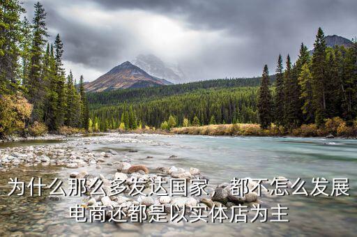 為什么那么多發(fā)達(dá)國家，都不怎么發(fā)展電商還都是以實(shí)體店為主