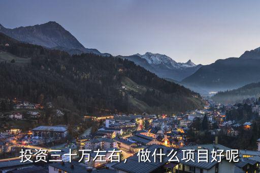 投資三十萬左右，做什么項(xiàng)目好呢