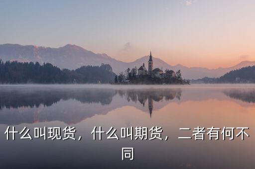 什么叫現(xiàn)貨，什么叫期貨，二者有何不同