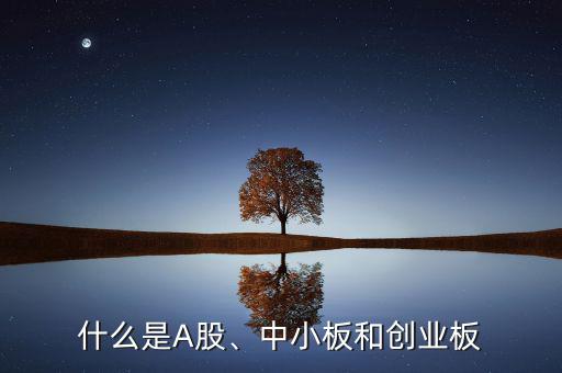 什么是A股、中小板和創(chuàng)業(yè)板
