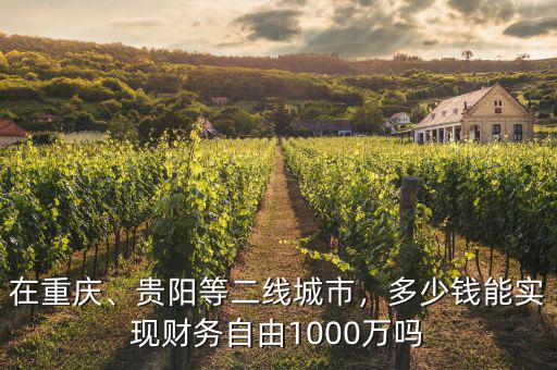 在重慶、貴陽等二線城市，多少錢能實現(xiàn)財務(wù)自由1000萬嗎