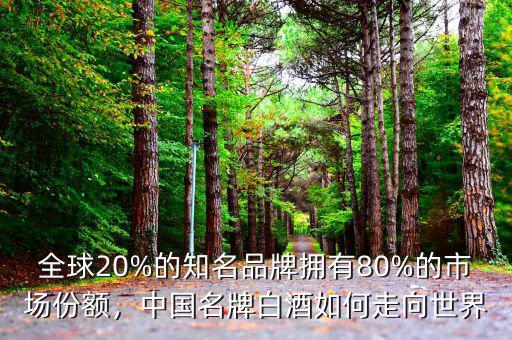 全球20%的知名品牌擁有80%的市場份額，中國名牌白酒如何走向世界