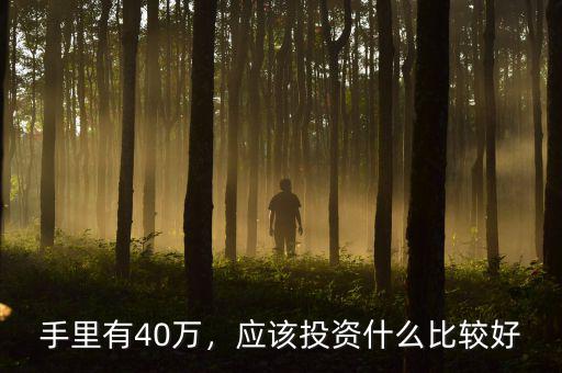 手里有40萬(wàn)，應(yīng)該投資什么比較好