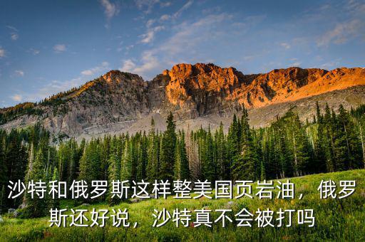沙特和俄羅斯這樣整美國頁巖油，俄羅斯還好說，沙特真不會被打嗎