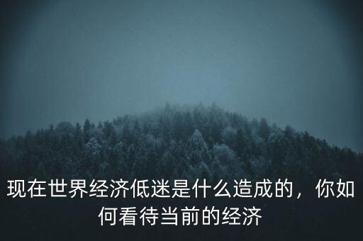 現在世界經濟低迷是什么造成的，你如何看待當前的經濟