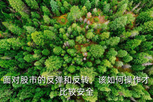 面對股市的反彈和反轉，該如何操作才比較安全