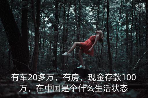 有車20多萬(wàn)，有房，現(xiàn)金存款100萬(wàn)，在中國(guó)是個(gè)什么生活狀態(tài)