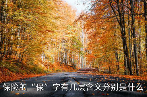 保險的“?！弊钟袔讓雍x分別是什么
