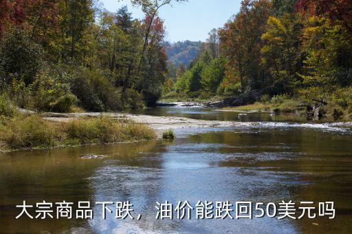大宗商品下跌，油價(jià)能跌回50美元嗎