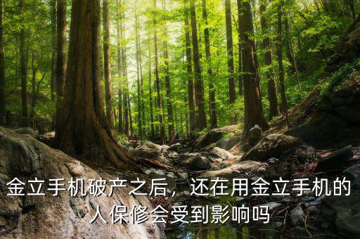 金立手機破產(chǎn)之后，還在用金立手機的人保修會受到影響嗎