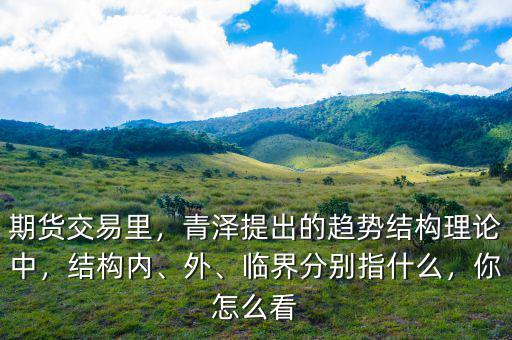 期貨交易里，青澤提出的趨勢(shì)結(jié)構(gòu)理論中，結(jié)構(gòu)內(nèi)、外、臨界分別指什么，你怎么看
