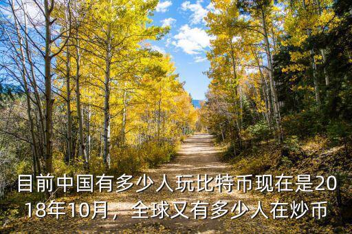 目前中國有多少人玩比特幣現(xiàn)在是2018年10月，全球又有多少人在炒幣