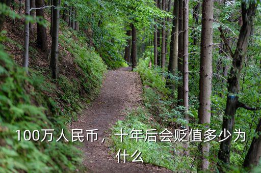 100萬(wàn)人民幣，十年后會(huì)貶值多少為什么