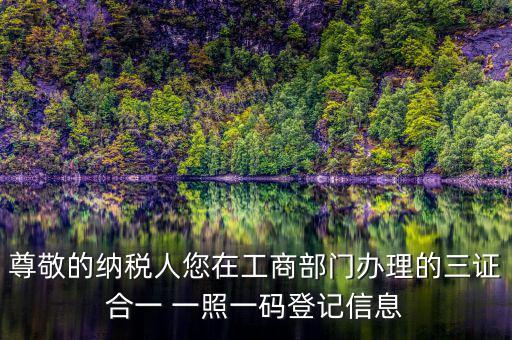多證合一備案是什么，三證合一需要去國(guó)稅備案請(qǐng)問需要帶什么