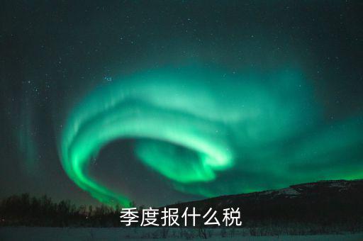 企業(yè)季度申報報什么，一般納稅人商業(yè)企業(yè)查賬征收月度季度分別要申報哪些稅種