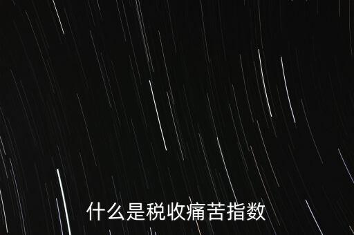 納稅指數(shù)是什么意思，什么是稅收痛苦指數(shù)