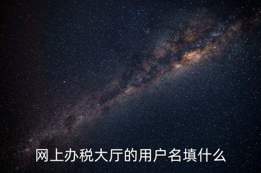 網(wǎng)上辦稅廳指的帳號(hào)是什么，電子稅務(wù)局賬號(hào)是什么