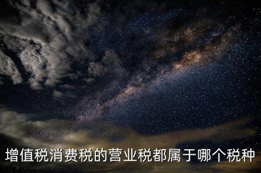 營業(yè)稅是什么稅種，營業(yè)稅屬于什么稅種