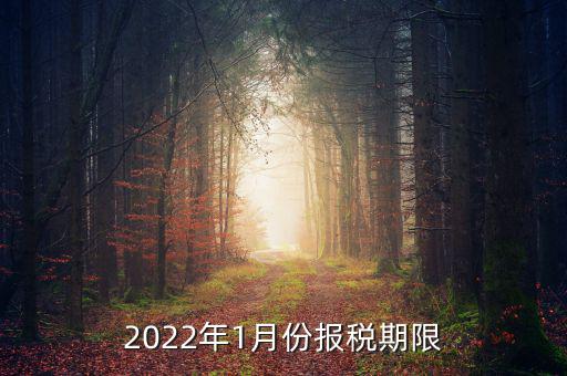 1月份報(bào)稅是什么時(shí)候止，2022年1月份報(bào)稅期限是什么時(shí)候
