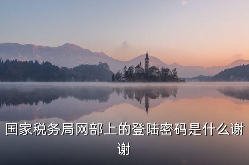 山東國(guó)稅證書(shū)登錄密碼是什么，國(guó)家稅務(wù)局網(wǎng)部上的登陸密碼是什么謝謝