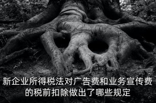 廣告費(fèi)和業(yè)務(wù)宣傳費(fèi) 有什么規(guī)定，廣告費(fèi)和業(yè)務(wù)宣傳費(fèi)的扣除標(biāo)準(zhǔn)是多少