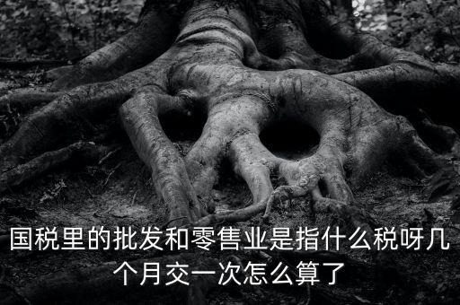 批發(fā)零售業(yè)交什么稅，批發(fā)零售商行需要交哪些稅