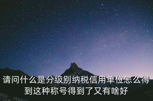 什么是納稅信用等級，納稅信用等級null級是什么意思有什么影響嗎
