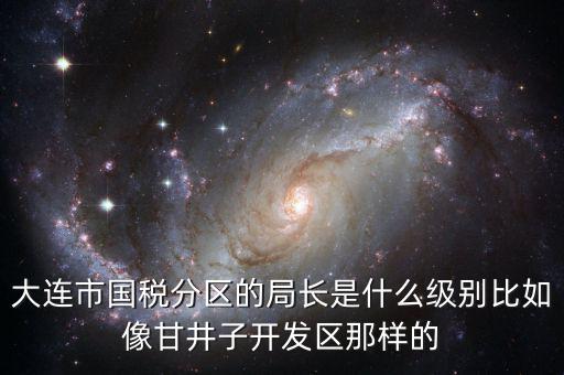 大連國稅局長什么級(jí)別，大連市國稅分區(qū)的局長是什么級(jí)別比如像甘井子開發(fā)區(qū)那樣的