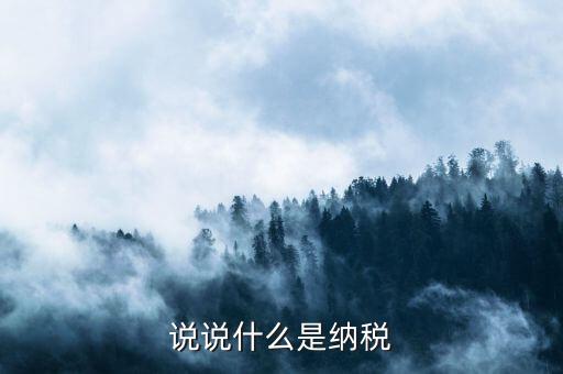 納稅比喻什么，納稅的知識啥叫納稅額納稅率