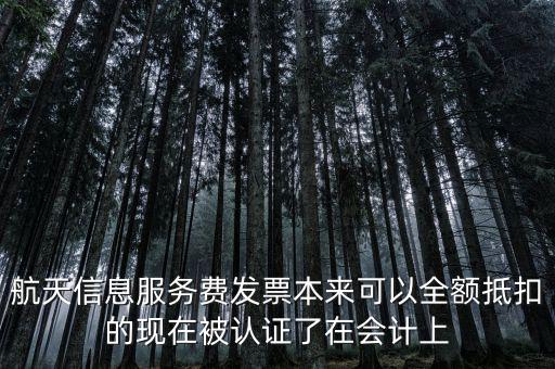 航信發(fā)票是什么，航天信息開具的服務(wù)費(fèi)發(fā)票應(yīng)計(jì)入什么會(huì)計(jì)科目