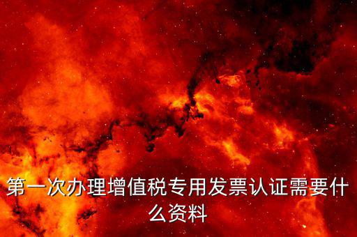 發(fā)票認證要帶什么，第一次辦理增值稅專用發(fā)票認證需要什么資料