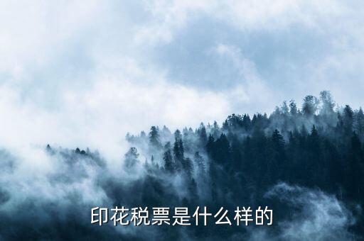什么是印花稅發(fā)票，印花稅票是什么樣的