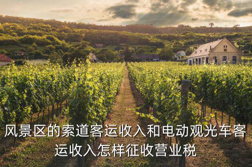 索道按什么收增值稅，風(fēng)景區(qū)的索道客運(yùn)收入和電動(dòng)觀光車客運(yùn)收入怎樣征收營(yíng)業(yè)稅
