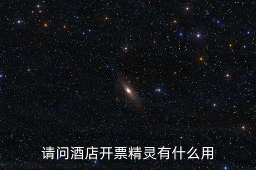 請(qǐng)問(wèn)酒店開票精靈有什么用