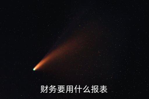 財(cái)務(wù)報(bào)表類型選擇什么，財(cái)務(wù)要用什么報(bào)表