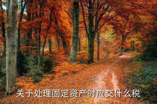 自用固定資產(chǎn)交什么稅，固定資產(chǎn)交易稅