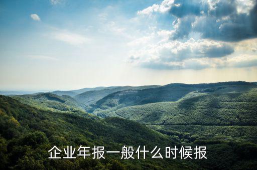 財務年報什么時候申報，企業(yè)財務會計報告什么時間出具