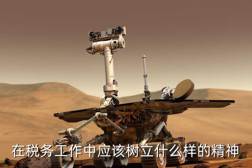 什么是地稅精神，在稅務(wù)工作中應(yīng)該樹(shù)立什么樣的精神