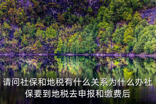 為什么醫(yī)保由地稅收，社保為什么要地稅代扣