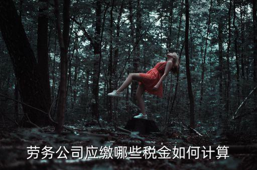 勞務(wù)公司應繳哪些稅金如何計算