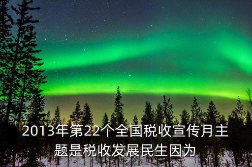 17年稅宣的主題是什么意思，今年全國稅收宣傳月的主題是